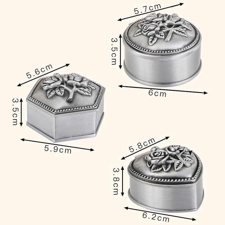 Jewelry Box Flannelette Mini Storage Earrings
