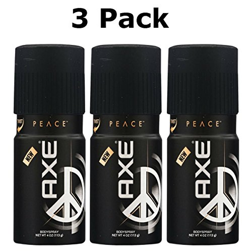 Axe Peace Body Spray for Men, 4 Oz (3 Pack)