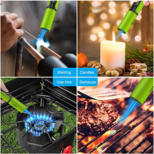 Torch Lighters, Butane Lighter, 2 Pack, Windproof Adjustable Jet Flame Torch Lighter, Butane Refillable Gas Torch Lighter For Candles, Grill, Bbq, Fireplaces, Camping (Butane Not Included) #TOP5