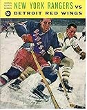 1965 NEW YORK RANGERS VS DETROIT RED WINGS PROGRAM
