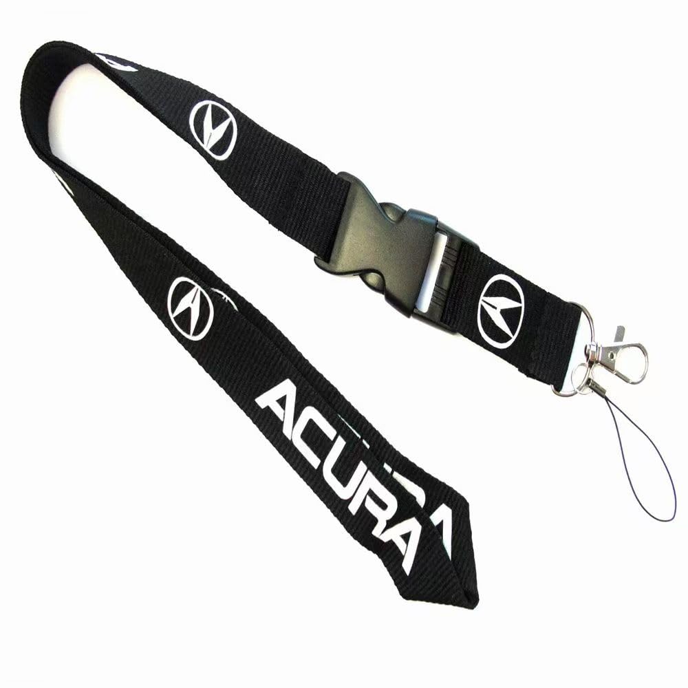 XYZNB Nylon Car Keychain Neck Straps Key Lanyard Car Accessories. For Acura RSX, TL, TLX, TSX, ZDX