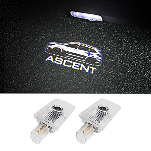 LED Door Projector Light - 2025 Subaru Forester 4 uunonaha LED Car Door Logo Lights Courtesy Projector Laser Welcome Light Puddle lamp 2 pcs Compatible with Forester Outback Legacy Ascent Car Accessories (Ascent 01, Ascent)