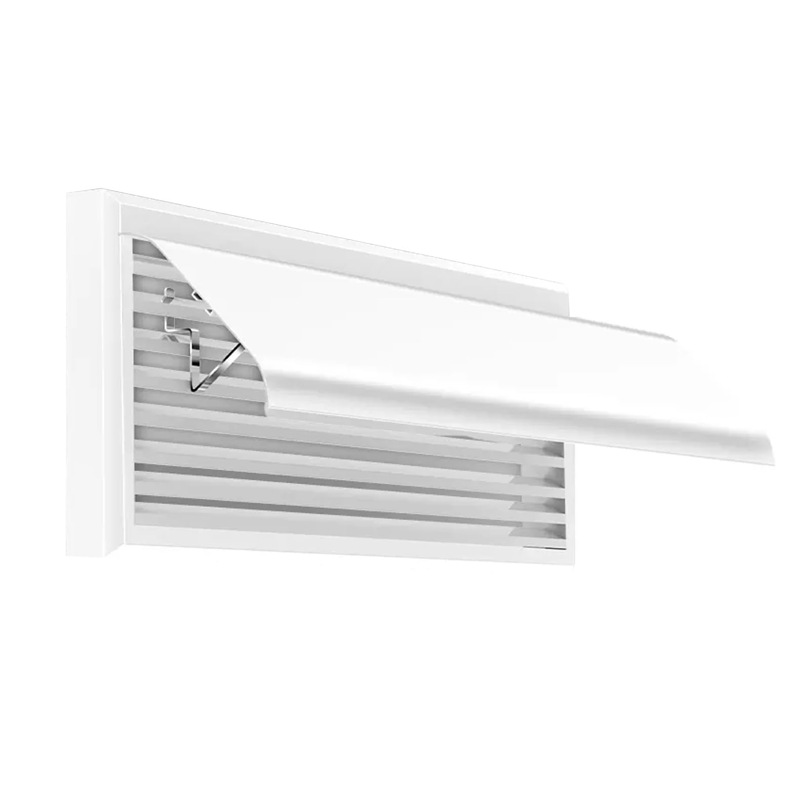 Couvercle de ventilation de plafond réglable et déflecteur anti-soufflage