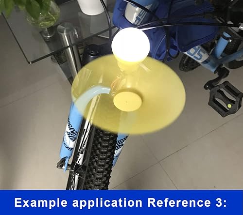 Miniatura 8 de Cuchilla de ventilador de plástico de 6.9 pulgadas, 11 hojas con orificio redondo de 0.078 pulgadas, accesorios de repuesto para aspas de ventilador