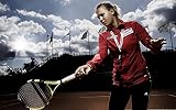 Caroline Wozniacki 22x14 inch Plastic Poster - Waterproof - Anti-Fade - Can Use On Outdoor/Garden/Bathroom - 2PP61D0
