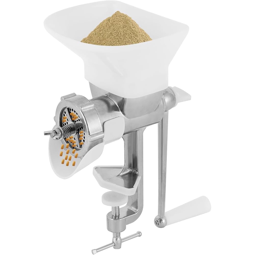 Máquina de pellets de alimentación animal, máquina manual de pellets con placas de 1,5 a 10 mm para aves de corral, peces, granulador de alimentación de pájaros