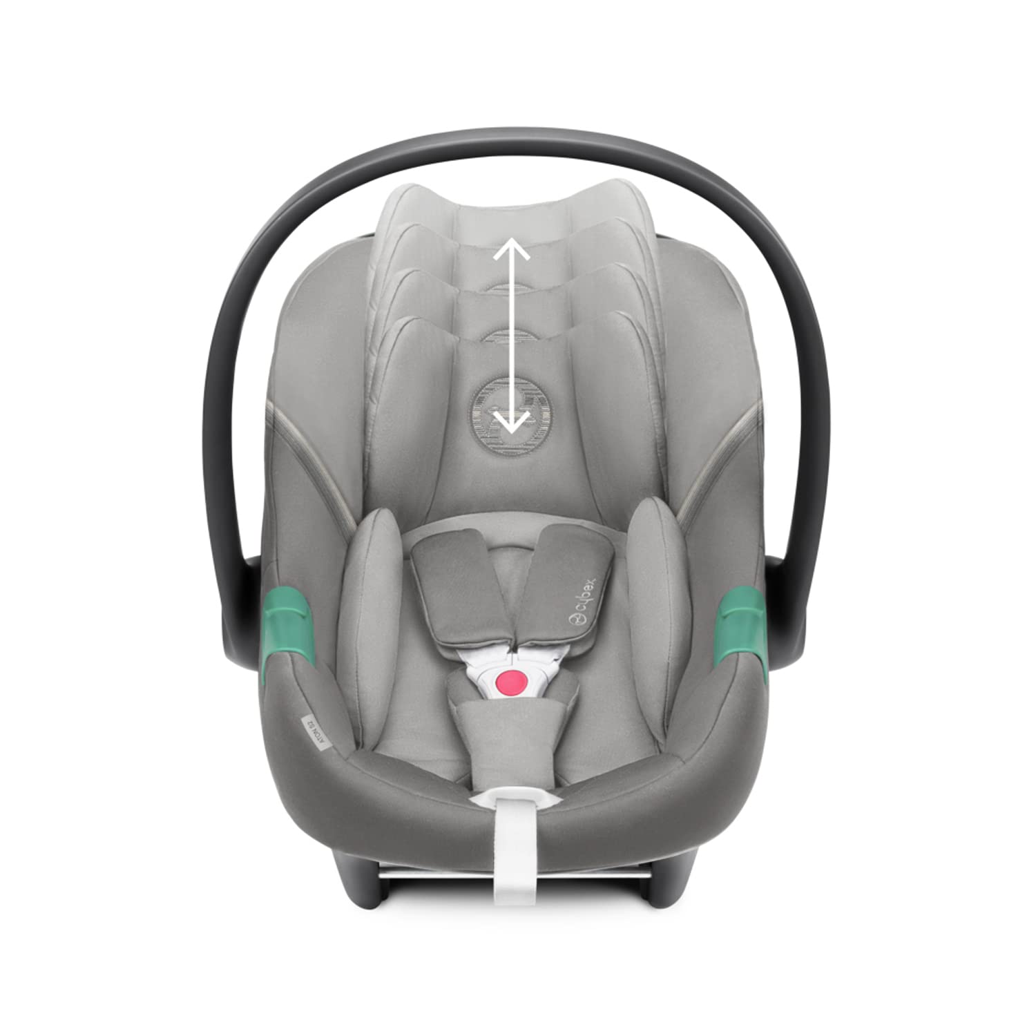 CYBEX Aton S2 i-Size Car Seat, from Birth to Approximately 24 Months, Max. 13 kg, with Newborn Insert, SensorSafe Compatible, Soho Grey Baby Products
