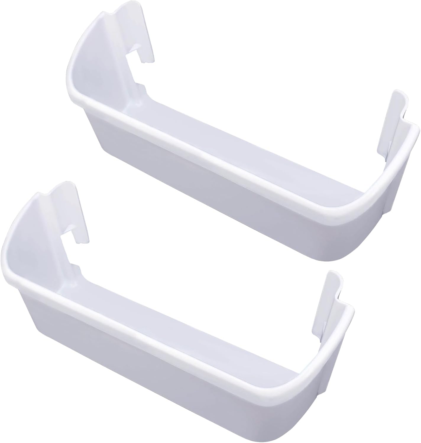 2 pack 240323001 Refrigerator Door Bin Side Shelf Replacement Part fit for Frigidaire Electrolux kenmore, Repalce 240323007, 890954, AP2115741, AH429724, EA429724, PS429724(15.95in long)