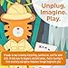 Stephen Joseph, Magnetic Dress Up Dolls 40 PC Play Set – Screen-Free Pretend Play Magnetic Case, Ideal for Ages 3+ – Travel Game for Kids, Magnetic On The Go Activity Set, Shark and Tiger