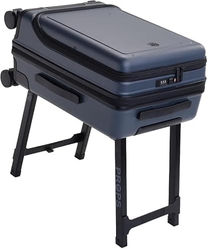 Props 22” Luxury Carry on luggage wheels - Built-In Desk