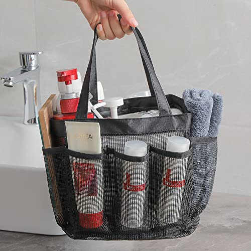 Mbvbn Enignic Mesh Shower Caddy Portable For College Dorm Room Essentials, Caddy Organizer, With 8-Pocket Large Capacity For Conditioner, Soap And Other Bathroom Accessories. Camp, Gym, Swim, Beach. #TOP4