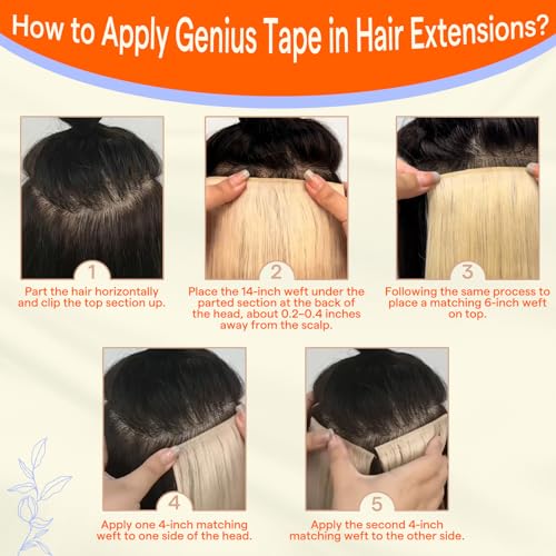Image of Full Shine Tape in Weft Hair Extensions, Jet Black 22 Inch | 120g 4 PCS, Invisible Hand Tied Tape in Extensions, Soft Construction, Natural Flow, Party Styling, Full Hair Appearance