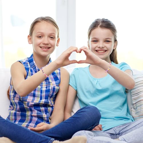 2 Pcs Big Sister Bracelet Matching Set for Big Sis Little Sister Announcement Daughter Niece Granddaughter Birthday Gifts3