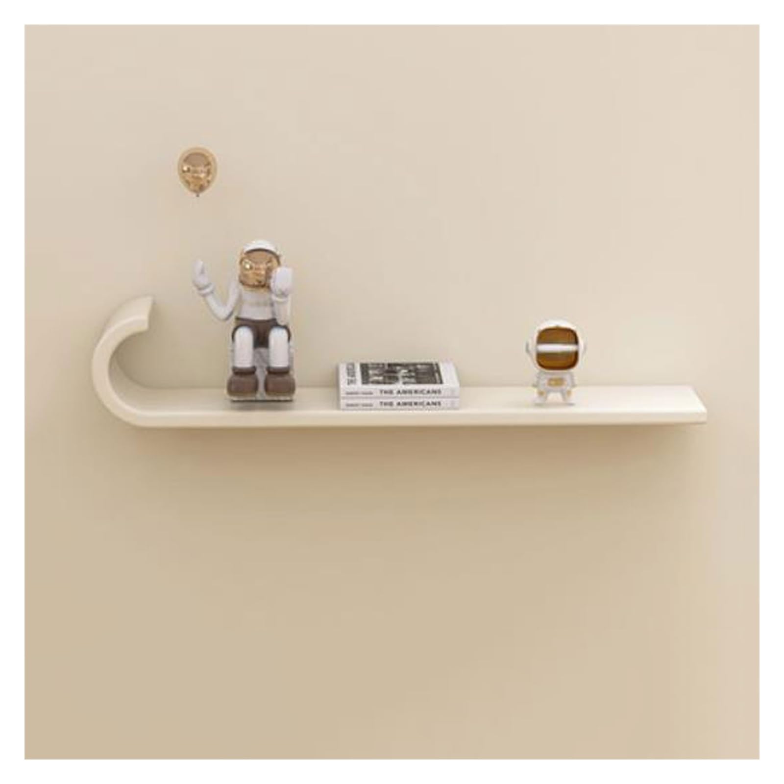 Mensola galleggiante Mensole sospese da parete, mensole esposizione a for camera letto, soggiorno, libreria sospesa, moderne for organizzazione cucina, bagno sospeso, montate a(60 * 20CM)