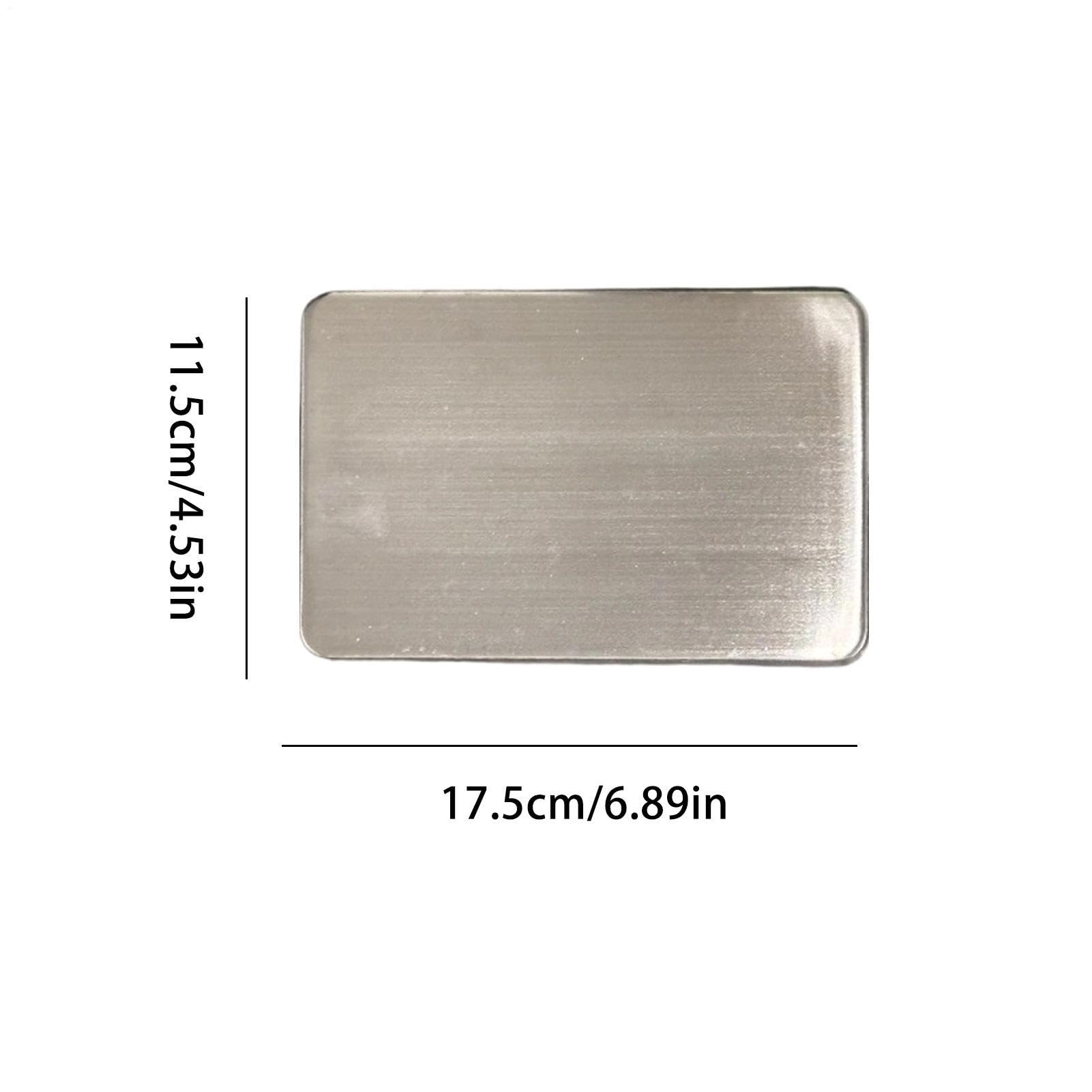 Paquete de hielo de acero inoxidable: enfriador reutilizable de acero inoxidable para lonchera, placa de hielo, almacenamiento de bebidas y almuerzo para mantener alimentos para viajes, oficina