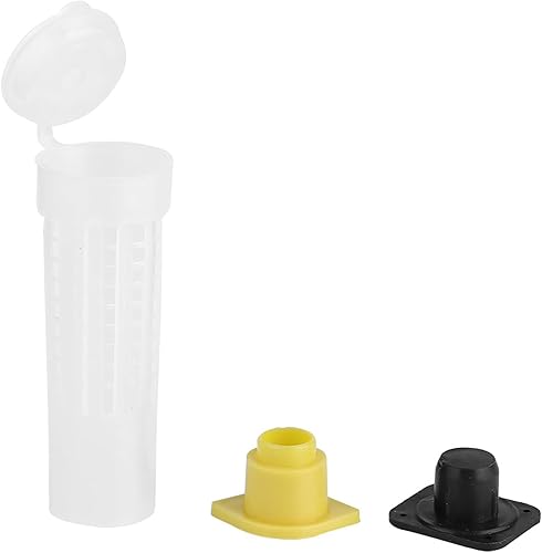 Miniatura 2 de Hyuduo Kit de copa de apicultor de 50 Uds. de apicultura, jaulas de reina de abeja, rodillo, equipo de herramienta de apicultor (100)