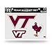 NCAA Virginia Tech Hokies Die Cut Team Magnet Set Sheet