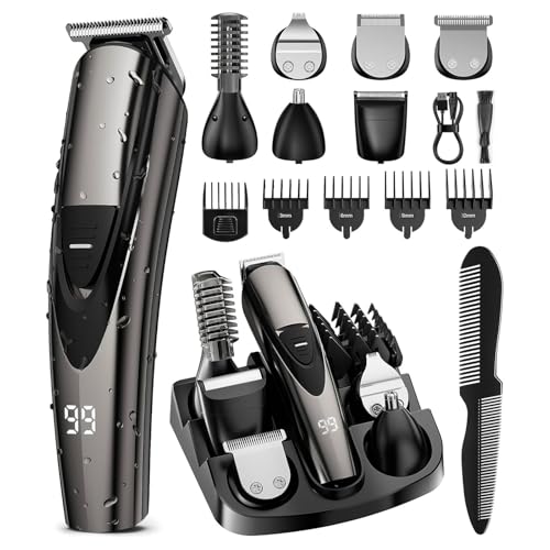 SHPAVVER Beard Trimmer for Men: Professional Barber Hair Clippers -