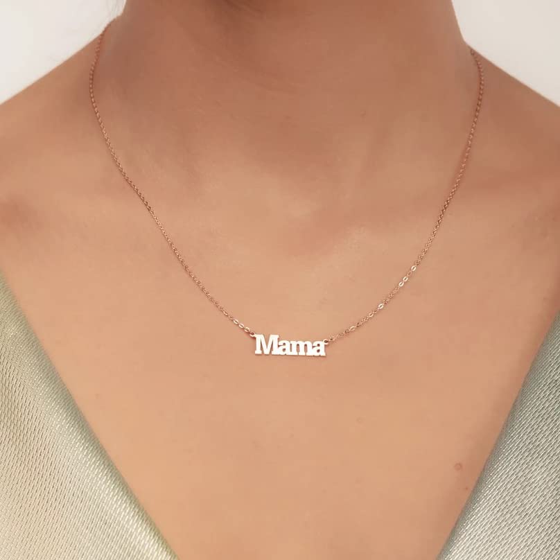 Name Necklace Personalized, 14K Gold Plated Customized Necklace for Women, Nameplate Necklace Personalized Jewelry Gift for Her,Choose Your Style3