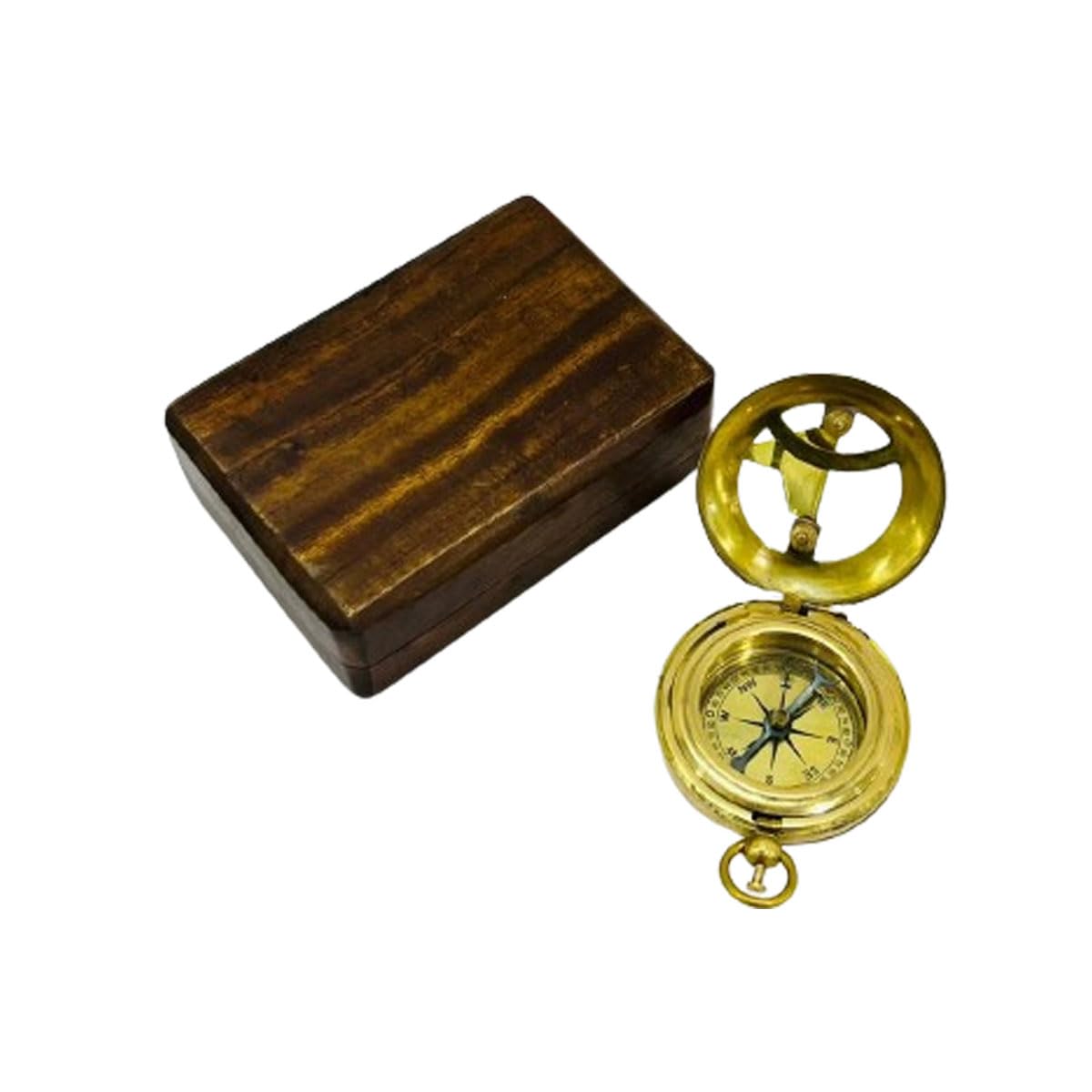Nautico antico bussola replica Pocket Brasspocket orologio bussola ottone antico