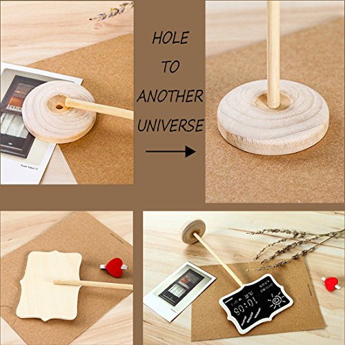 15 Pack Wood Mini Chalkboard Signs With Support Easels, Place Cards, Small Rectangle Chalkboards Blackboard For Weddings, Birthday Parties, Message Board Signs And Special Event Decorations #TOP2