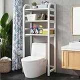 Panneau épais respectueux de l'environnement : ce meuble de rangement pour toilettes dispose d'un panneau épais respectueux de l'environnement qui allie style et durabilité. Avec sa texture claire et son toucher délicat, cette armoire est conçue pour être résistante à la pression et imperméable. Sa surface résistante à l'usure est facile à nettoyer, ce qui en fait un choix pratique pour toute salle de bain.