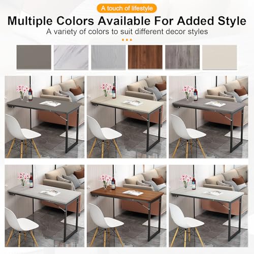 Bureau flottant multifonction table de cuisine suspendue pour studio et chambre - 7