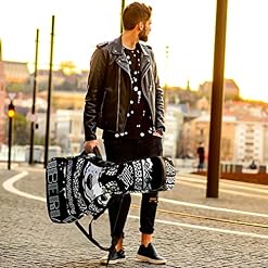 Housse de transport rembourrée en tissu Oxford imperméable avec bandoulière réglable pour guitare Husky de Sibérie Style… - Les Beatles, Paul McCartney, John Lennon, RIngo Starr, George Harrison Housse de transport rembourrée en tissu Oxford imperméable avec bandoulière réglable pour guitare Husky de Sibérie Style… – Image 6
