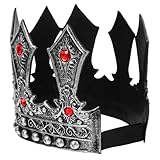 [Beaupretty] ロイヤルキングクラウン 男性用中世コスチューム 調節可能なサイズ 軽量RP素材 誕生日 パーティー コスプレ用歴史的ヘッドドレス