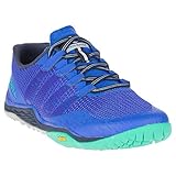 Atmungsaktives Netzfutter. Merrell Damen Trail Glove 5 Hallenschuhe, Blau (Dazzle), 38 EU