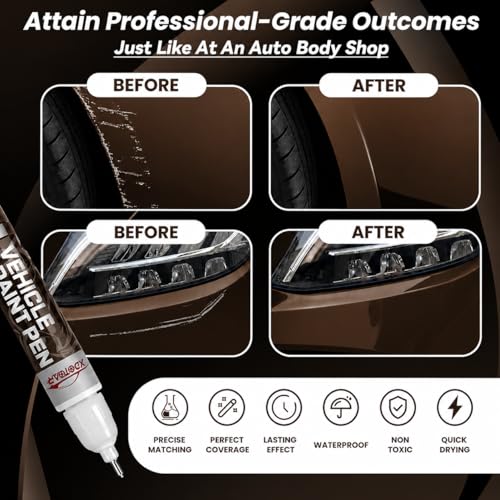 Image of XDOTOAR Car Touch Up Paint for Maruti Suzuki Grand Vitara Chestnut Brown (4E) | 2K Paint Technology | Exact Color Match | Car Scratch Repair Paint Pen | Automotive Touch Up Paint | Quick Drying | Rust Protection | 18ml