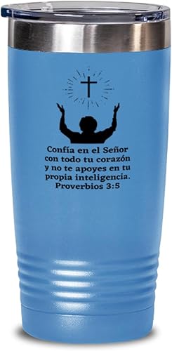 Regalo religioso en español para hombre o mujer taza de café para bautizo, primera comunión, confirmación, matrimonio