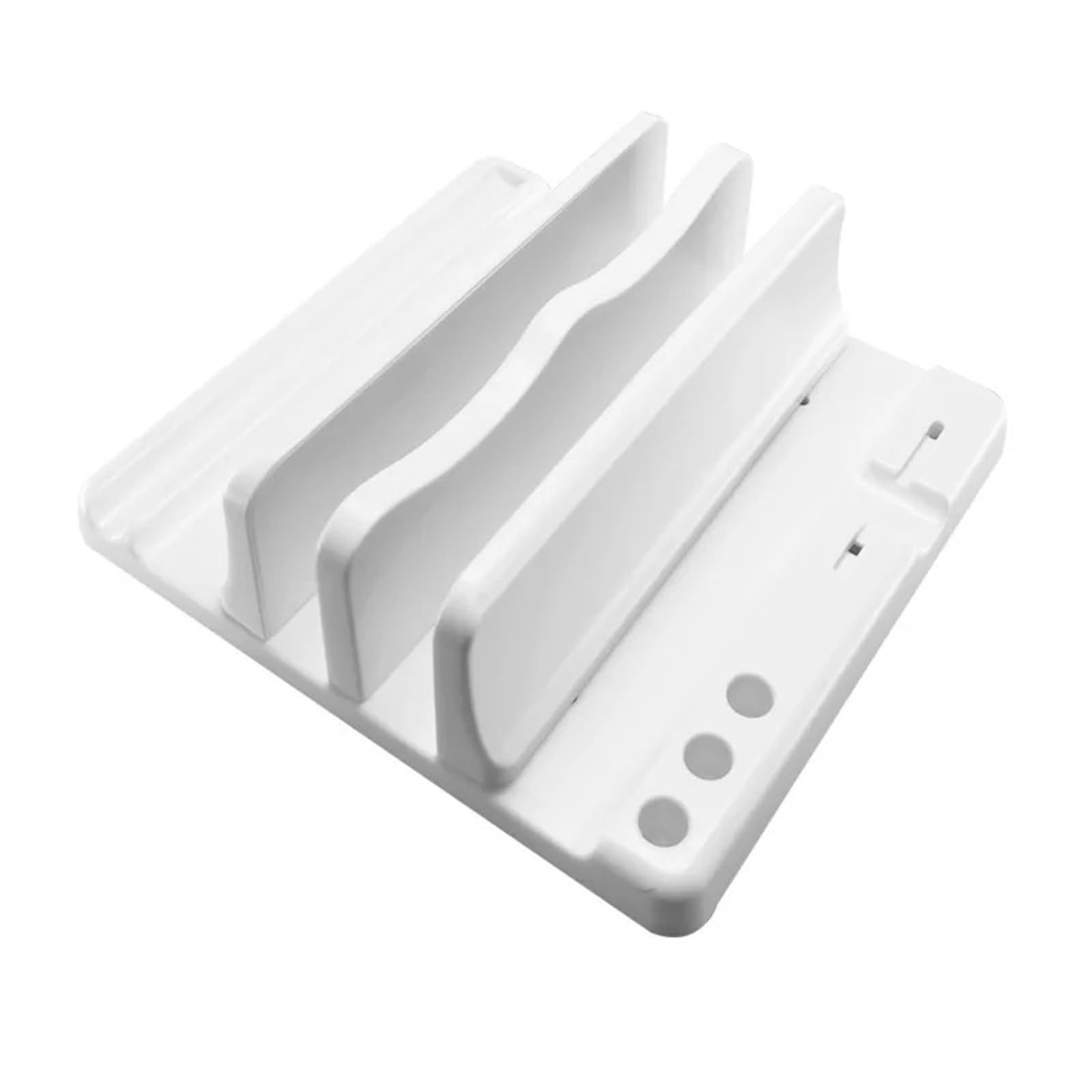 Laptop Ständer Vertikal Multifunktionaler, Verstellbarer Dual-Slot-Schreibtisch-Organizer for Ablets-Telefone, platzsparender Halter for das Home Office