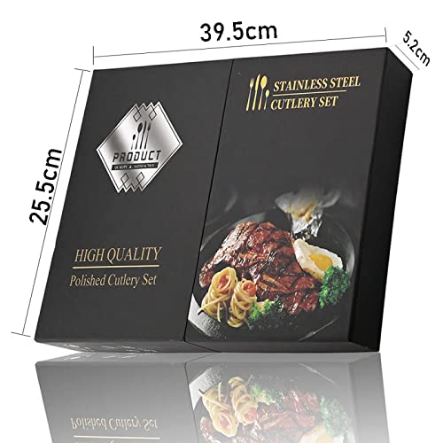 Set Cuchillos Cubiertos 24 Piezas Acero Inox miniatura 3