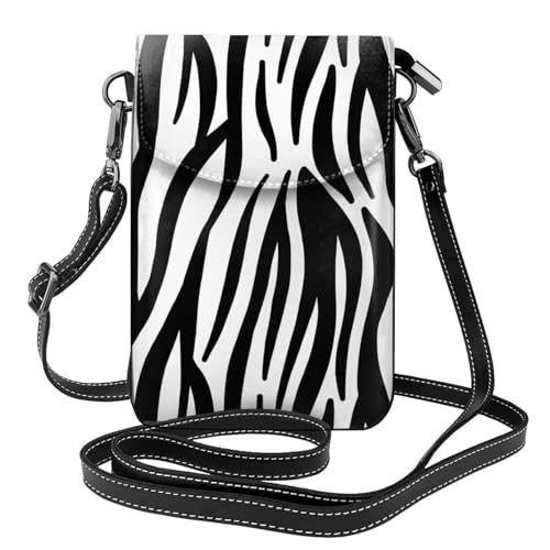 Pochette téléphone zèbre contre la perte de cartes : petit sac bandoulière