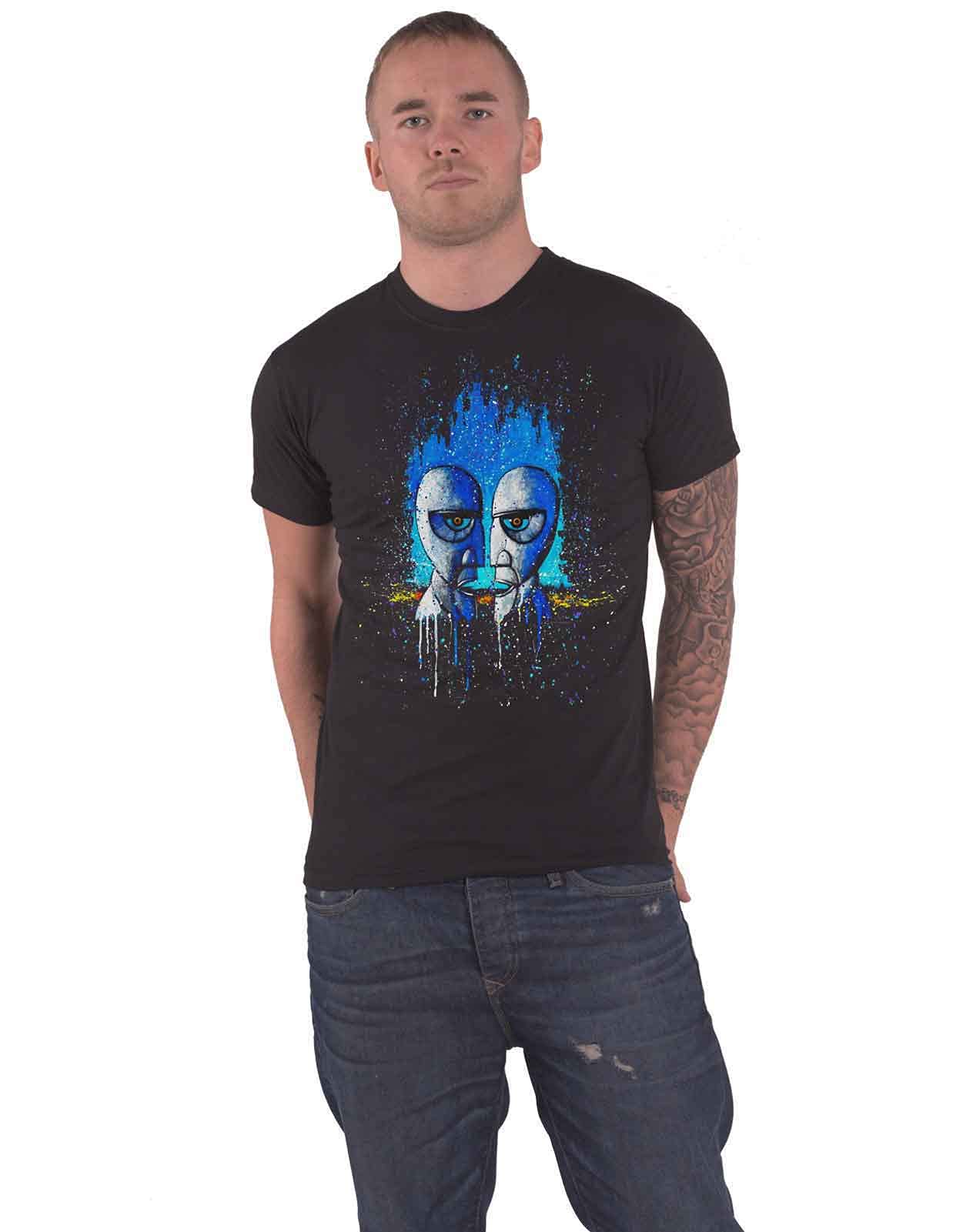 Pink Floyd Division Bell Drip T-Shirt - Black - Cotton - S