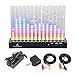 TFCFL 14 Bands Spectrum Analyzer Music Column Light LED Indicateor Party DIY w/Adapter LED Music 14-Segment Spectrum Display Analyzer Stereo Audio Level Indicator Lamp Industrial Electrical