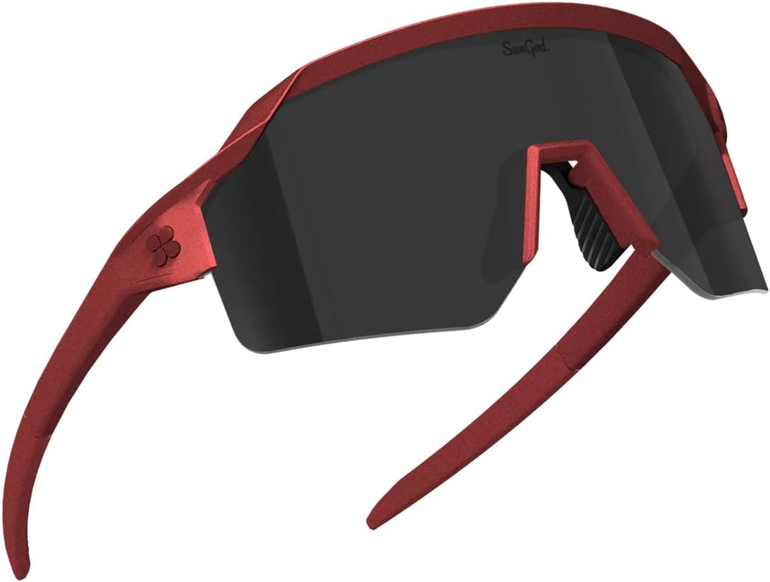 Sungod Vulcans Sunglasses - Lightweight Eyewear with UV400 Protection Frame - London Brick