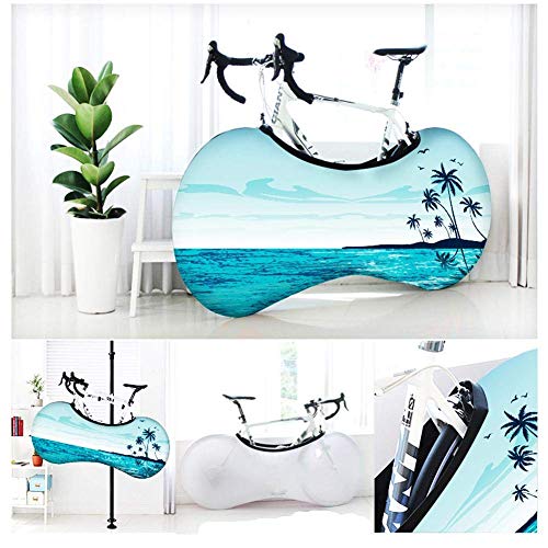 自転車室内保管カバー ストレッチバイシクルブリーフ 大径車用 ファッショナブルに壁や床の汚れを防止 伸縮性あるスパンデックス素材採用 自転車 屋内保管 ロードバイク マウンテンバイク クロスバイク(605)