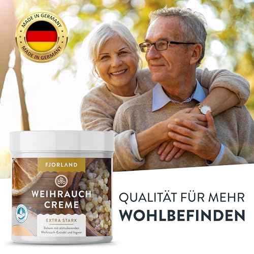 Fjorland Weihrauchsalbe 200 ml – Hochdosierte Gelenksalbe mit natürlichen Inhaltsstoffen