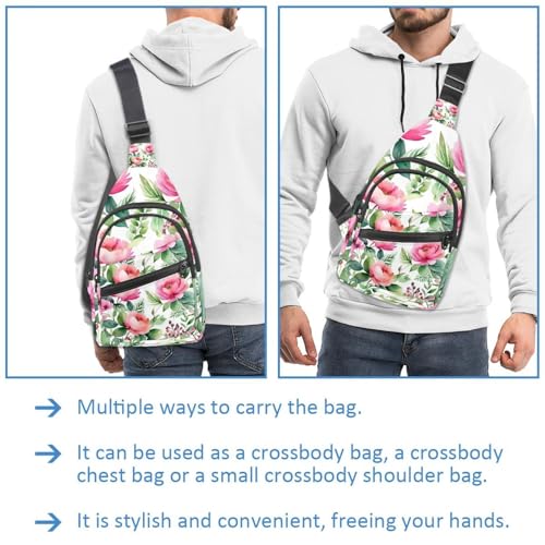 Sac de poitrine ergonomique et léger avec sangle ajustable pour le quotidien