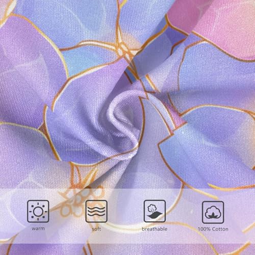 KLL Elegant Decorative Lilac Flower Tillable Toddler Boys' Comfort Boxer Briefs Cute Children Undies3