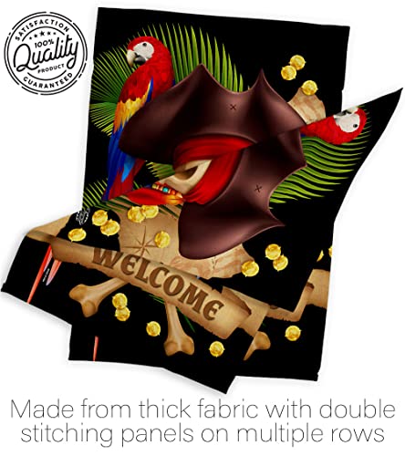 Drapeau de jardin pirate double face idée cadeau pour passionné maritime - 8