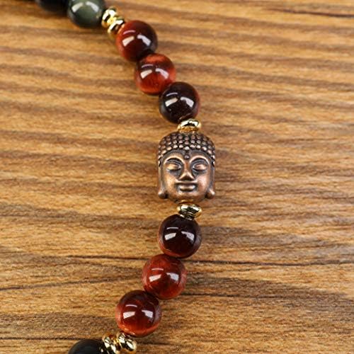 COAI 108 Mala Beads Buddha Head Prayer Bracelet Necklace