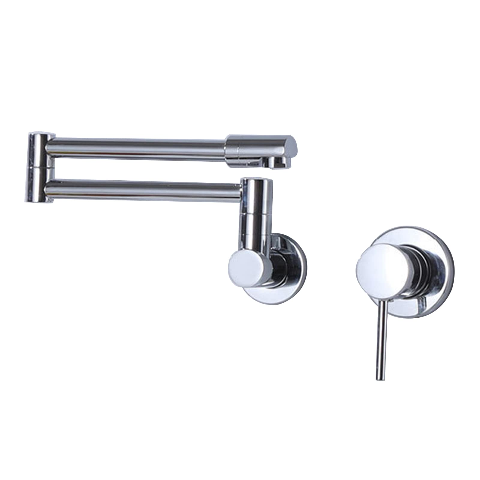 Robinet de cuisine pliable eau chaude et froide pour évier à deux trous
