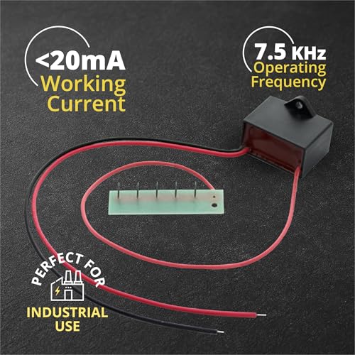 Image of Negative Ion Generator 12VDC - Plasma Ionizer Module with MicroPin Stainless Steel Needles for Static Applications, HVAC & Air Circulation Systems