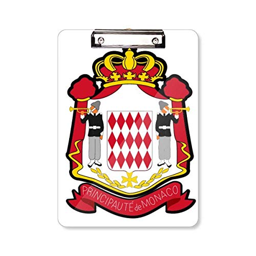 Porte-bloc A4 de la Principauté de Monaco plaque premium