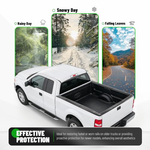 ALMULOO 3Pcs 6.5' Truck Bed Rail Cover Compatible with 04-08 F150 Mark LT by ALMULOO - Used condition - Image 4