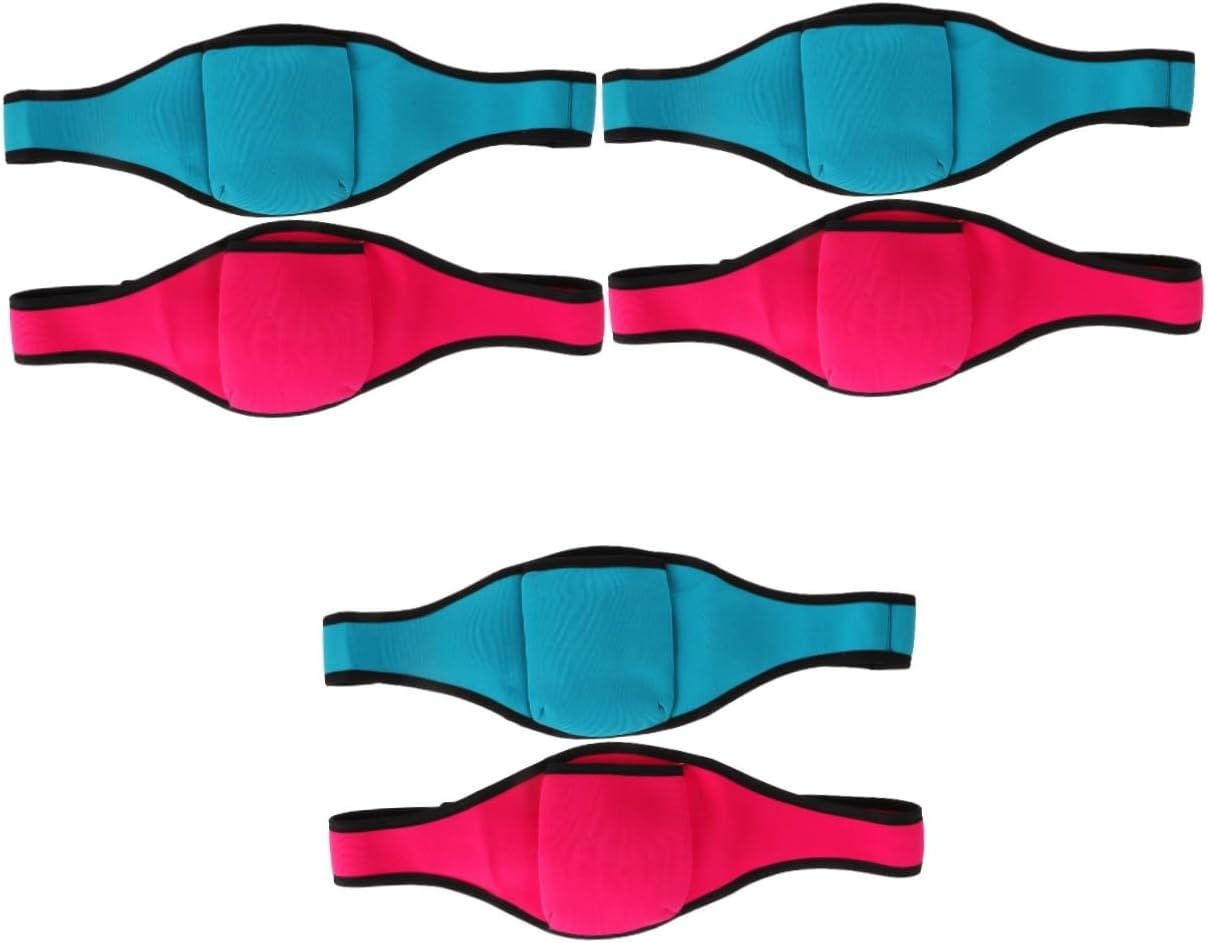 Kisangel 6pcs Adjustable Microphone Belt Bag Carrier Pouch for Gym Trainers Fitness and Dance Classes Waist Pack for Workout and Sports Activities