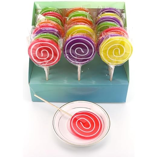 Mixed Fruit Jelly Lollipops - 100 Count